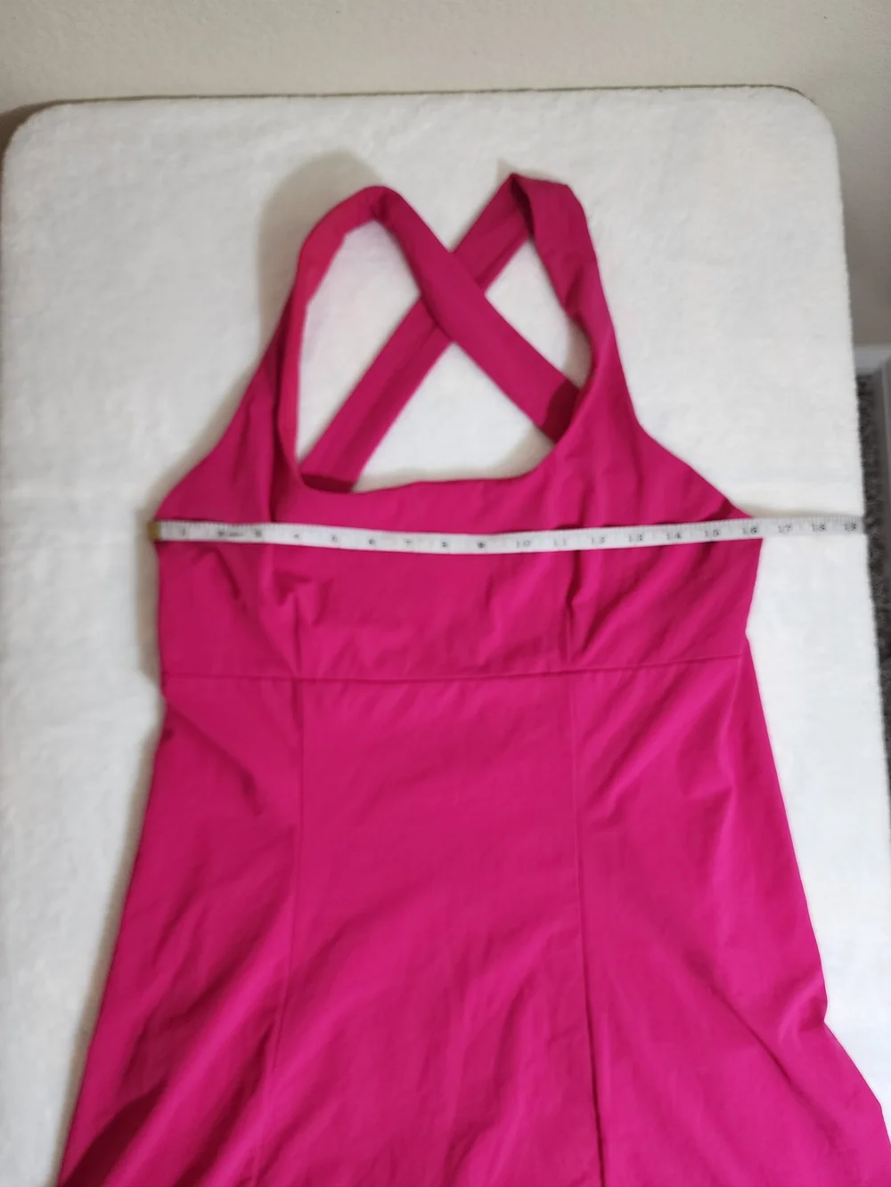 Outdoor Voices Exercise Dress Hot Pink Active Dress Skort Built-In Shorts Size L - Picture 6 of 12